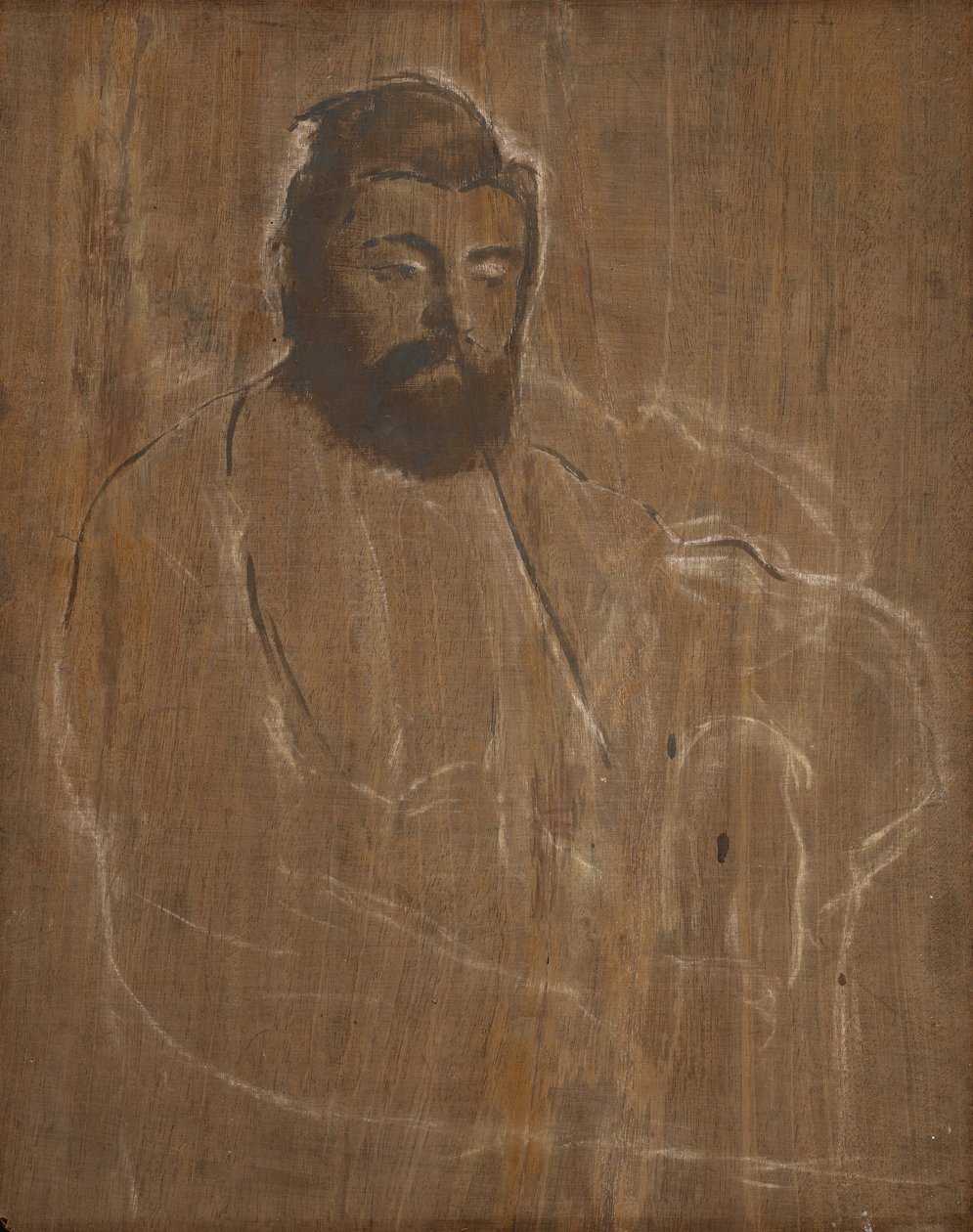 Portret mężczyzny autorstwa Edgar Degas