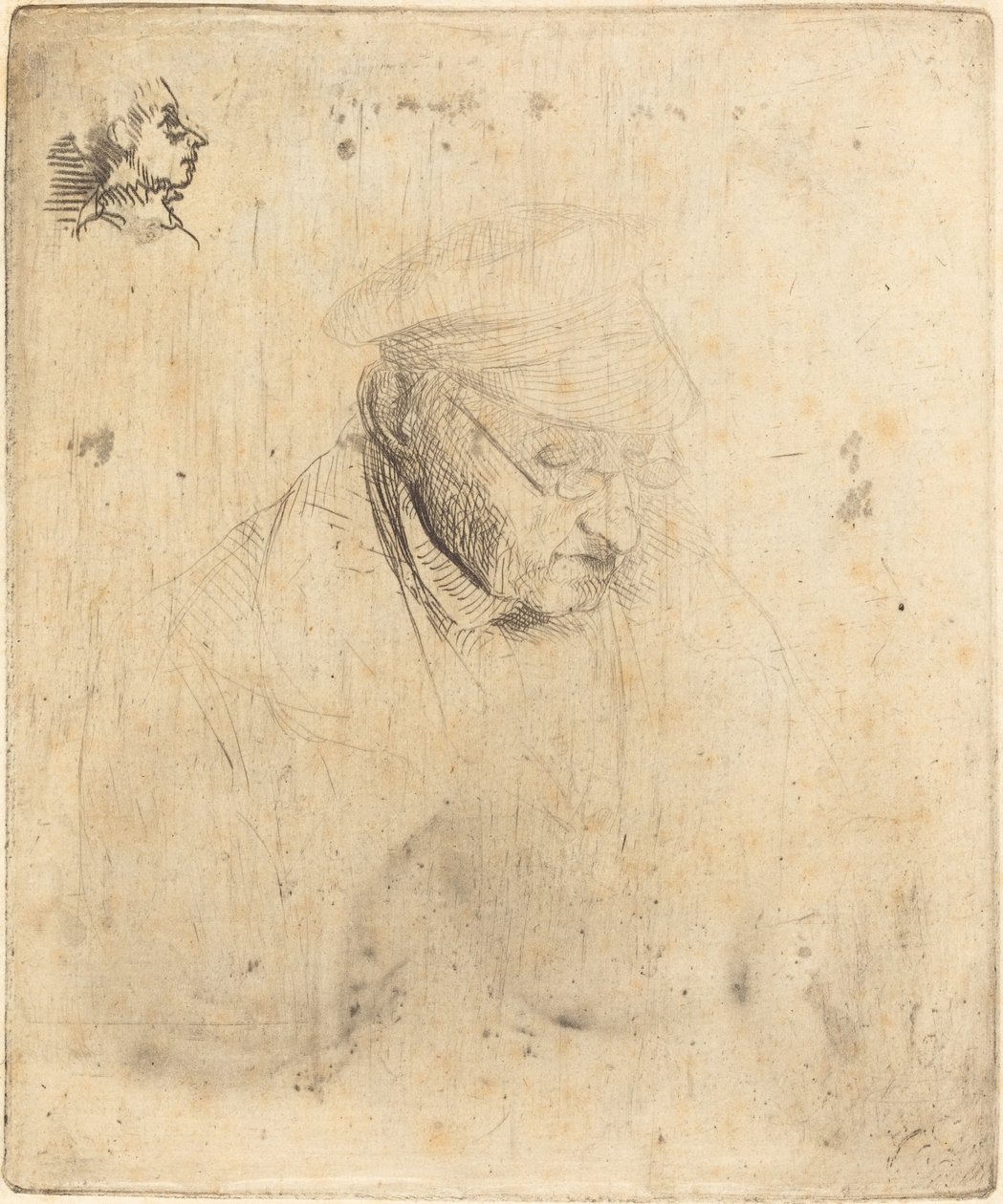 René-Hilaire de Gas, dziadek artysty autorstwa Edgar Degas