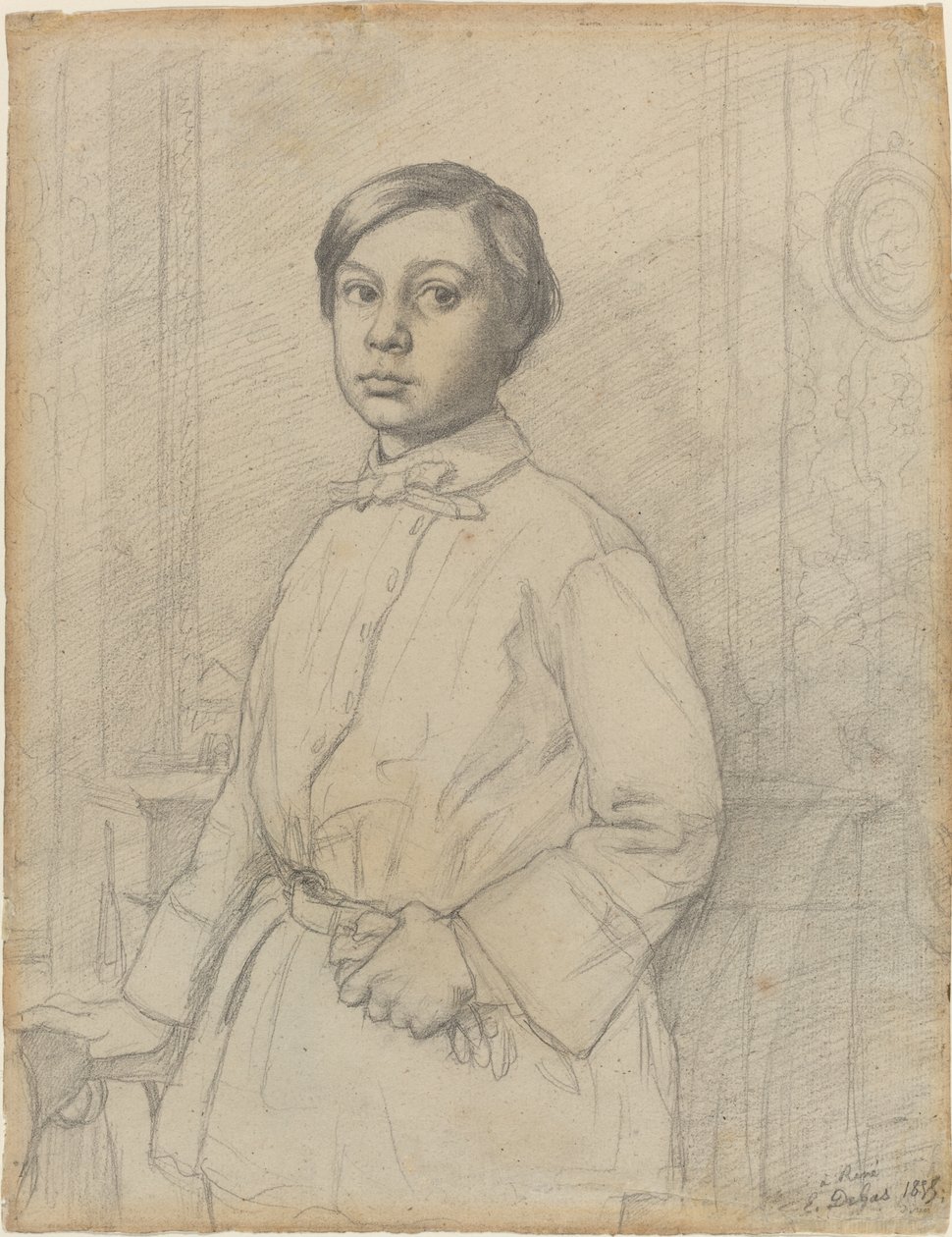 Rene de Gas [odbyt], 1855 autorstwa Edgar Degas
