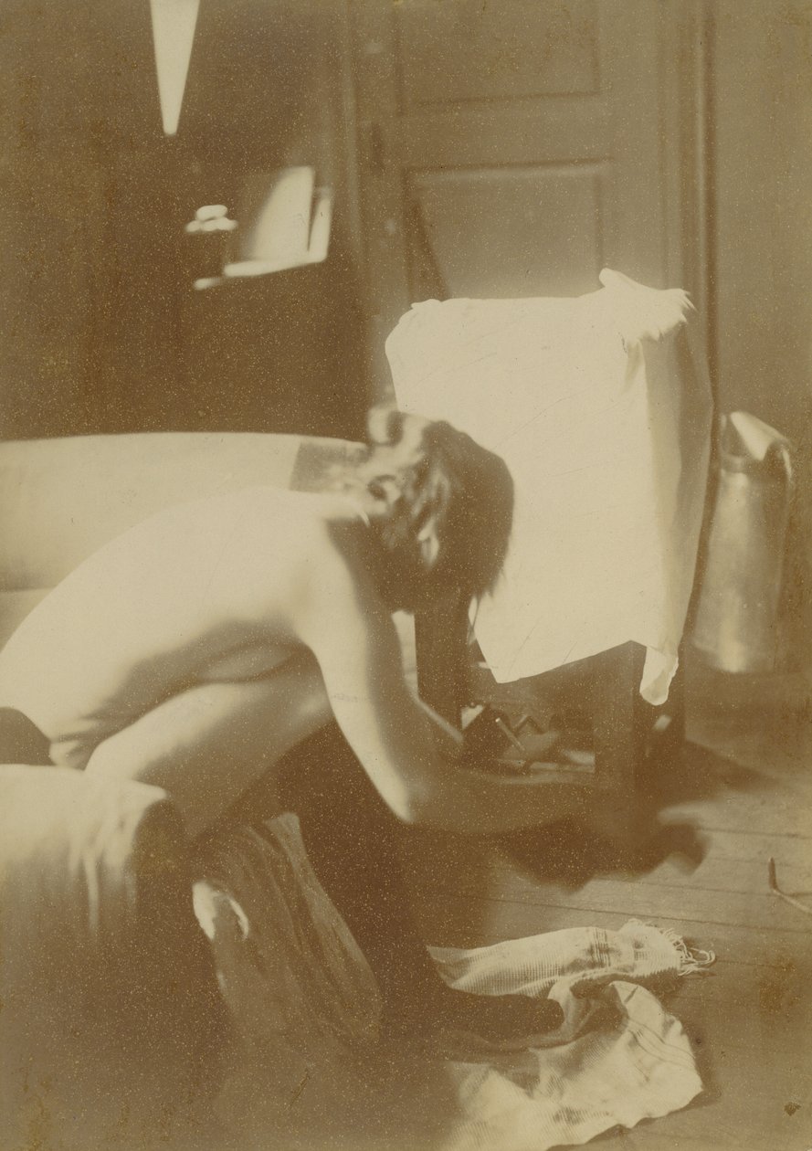 [Akt siedzący] autorstwa Edgar Degas