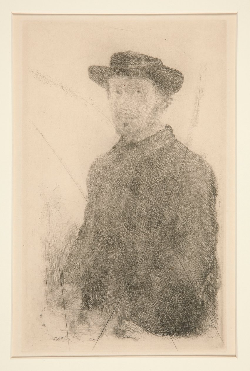 Autoportret autorstwa Edgar Degas