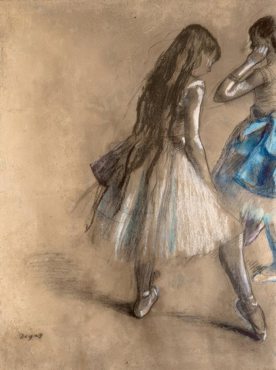 Tancerka w spoczynku autorstwa Edgar Degas