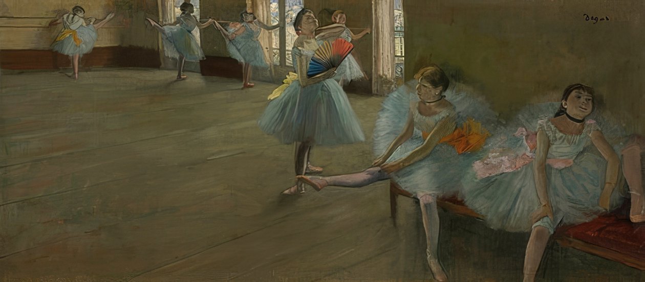 Tancerze w sali ćwiczeń. Około 1880 r. autorstwa Edgar Degas