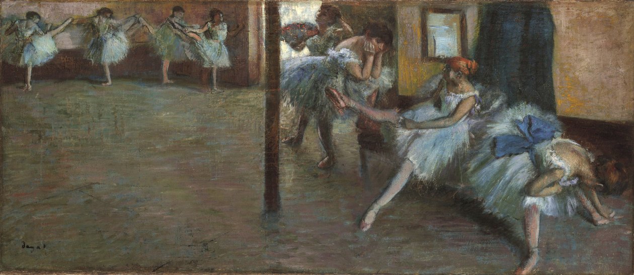 Próba baletowa, ok. 1891 r. autorstwa Edgar Degas