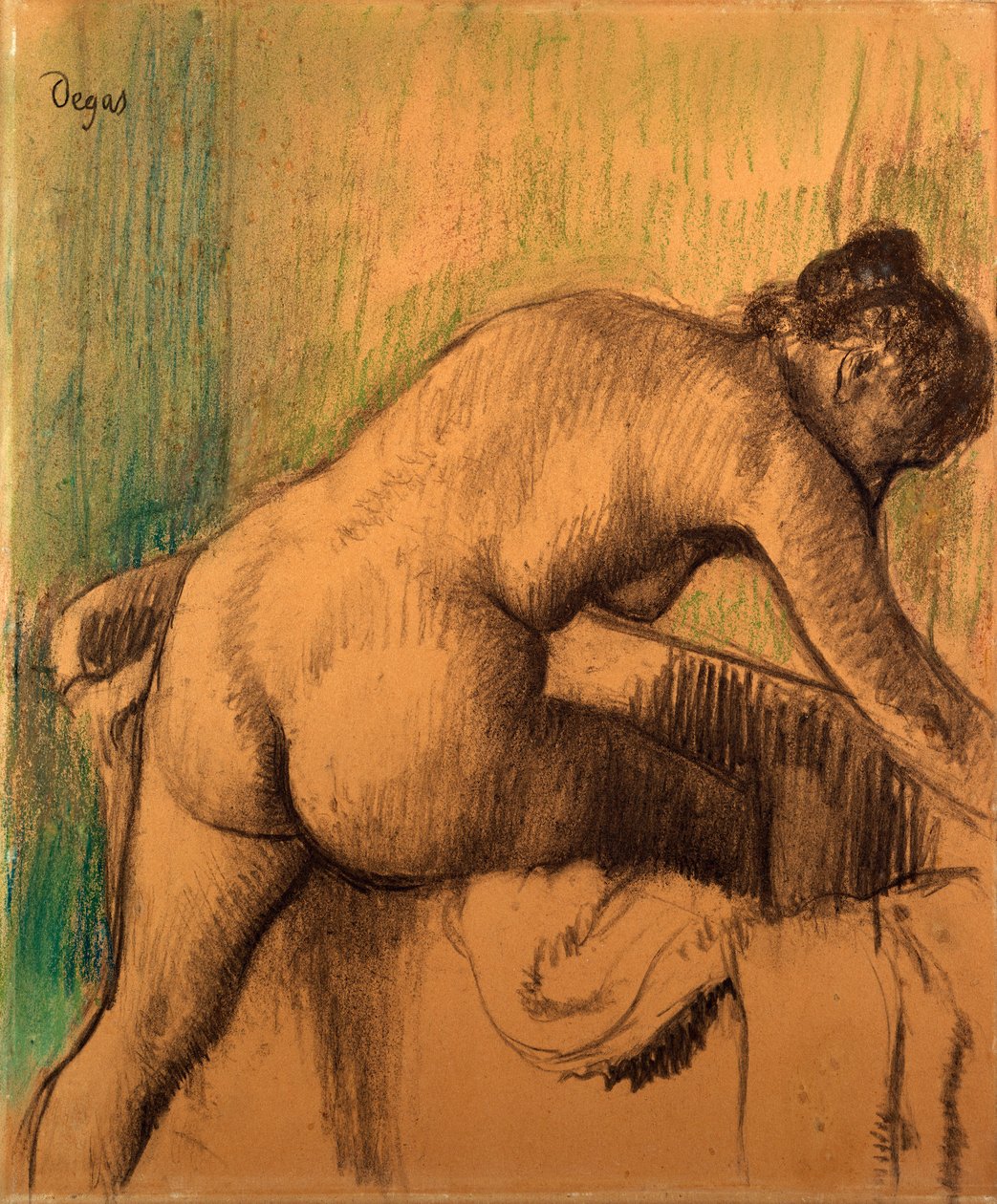 Łaźnia, 1883 autorstwa Edgar Degas