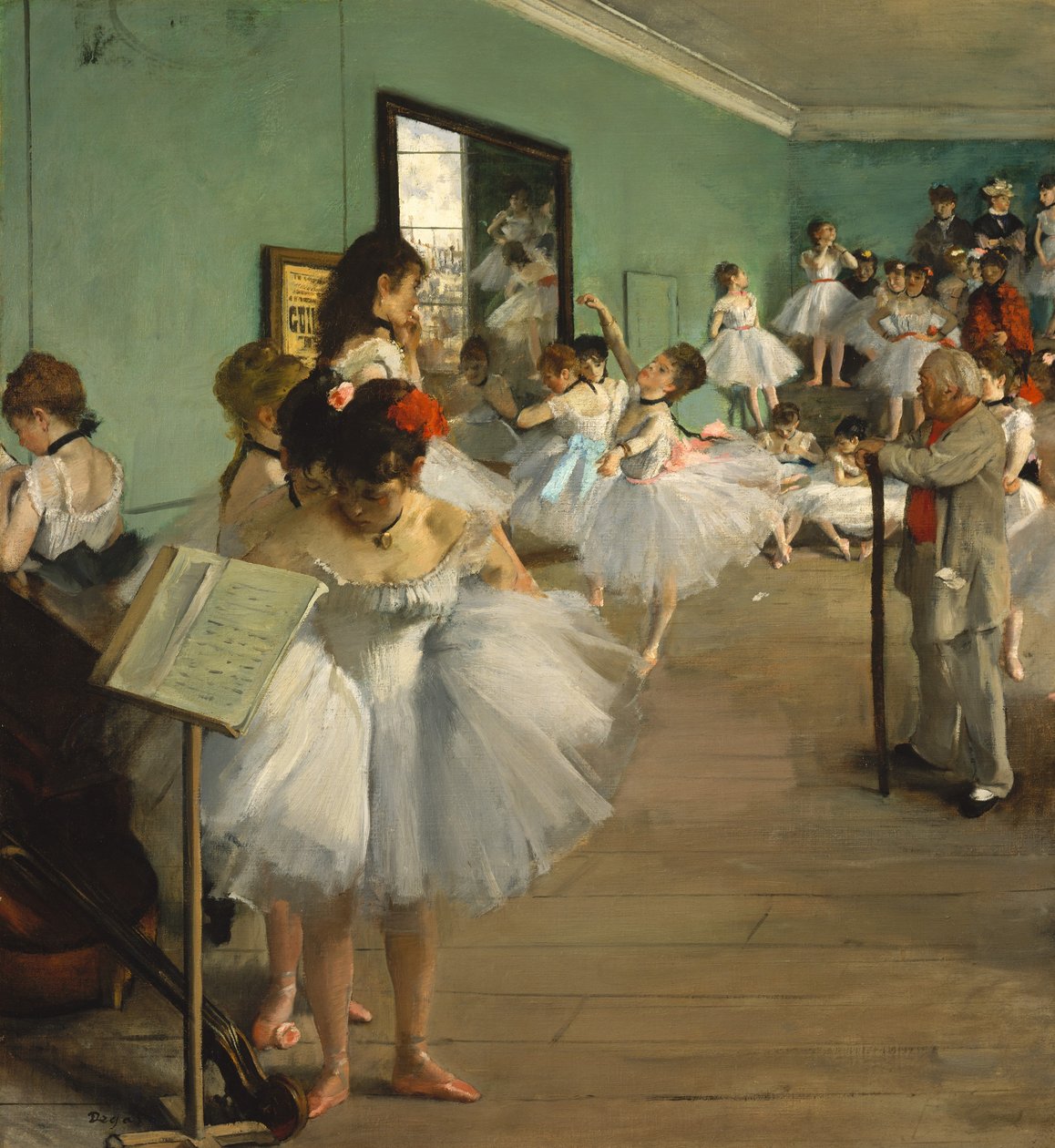 Klasa tańca, 1874. autorstwa Edgar Degas