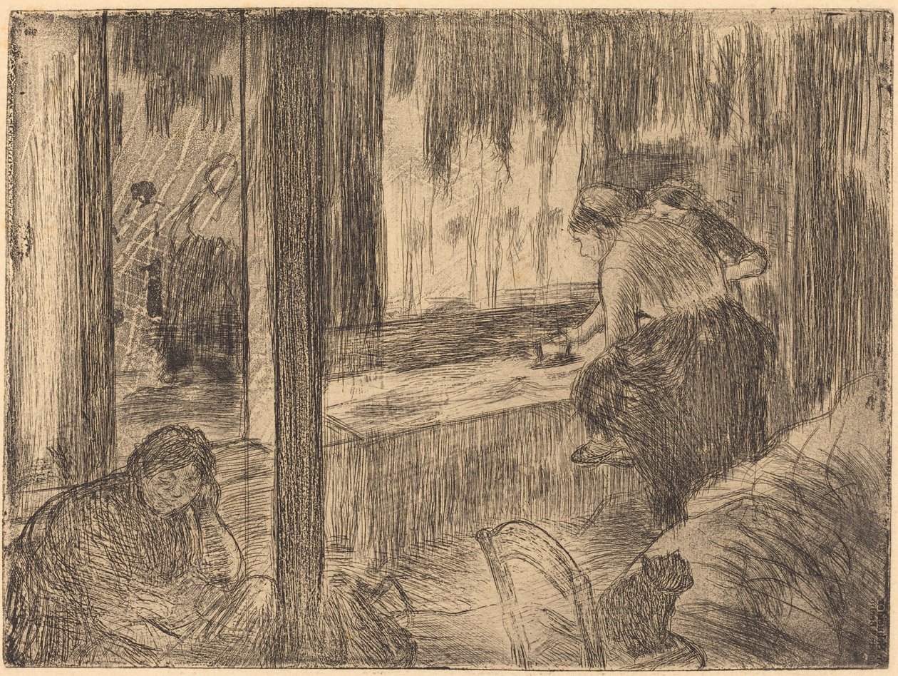 Praczki Praczki Prasowanie, 18791880. autorstwa Edgar Degas