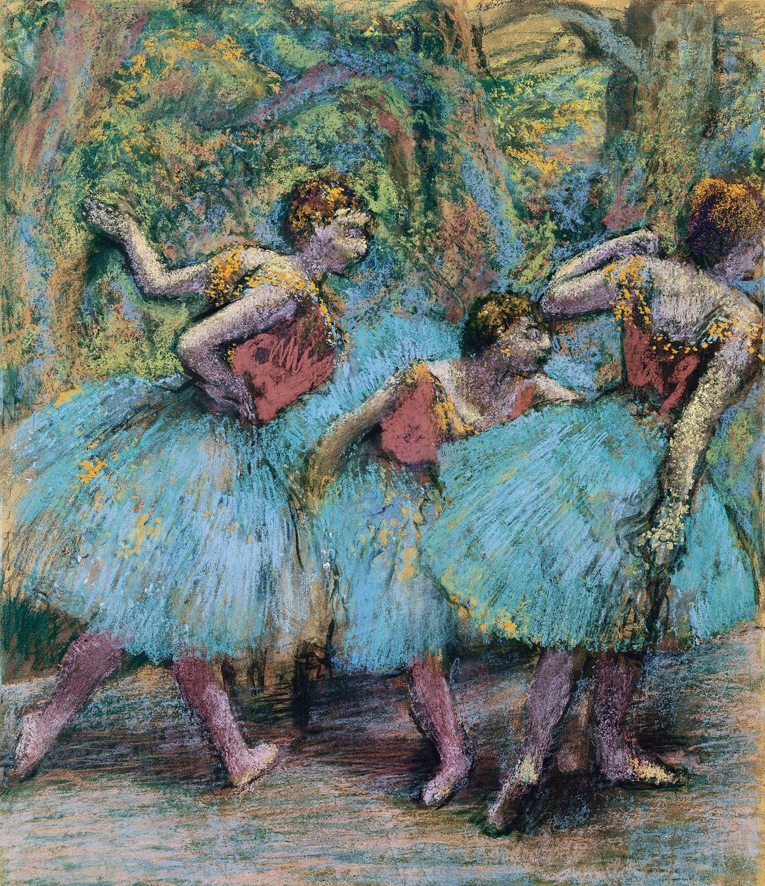 Trzech Tancerzy Trzech Tancerzy, ok. 1930 1903 autorstwa Edgar Degas