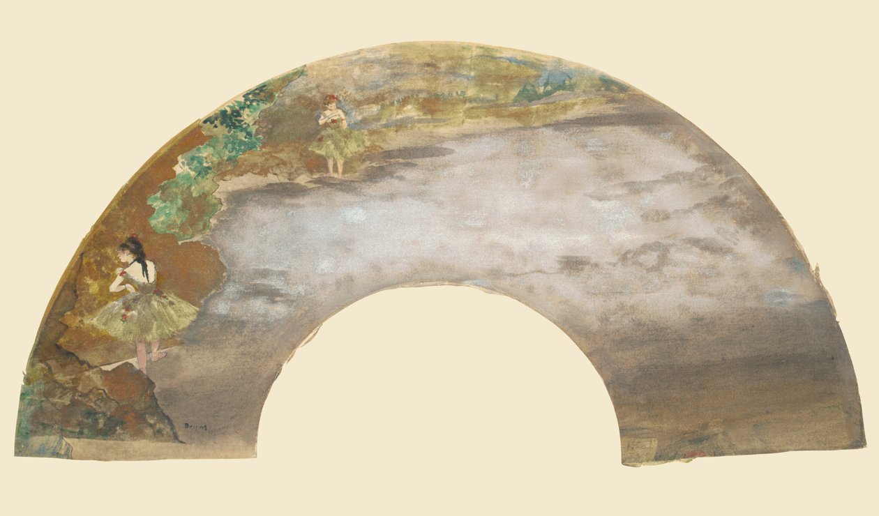 Dwóch tancerzy, 1878-79 autorstwa Edgar Degas