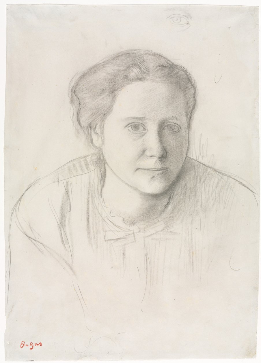 Wiktoria Dubourg, ok. 1930 r. 1866. autorstwa Edgar Degas