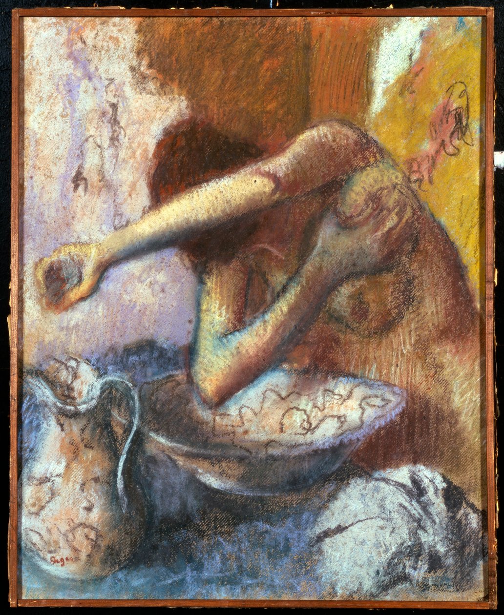 Kobieta w toalecie, ok. 1887 r. autorstwa Edgar Degas