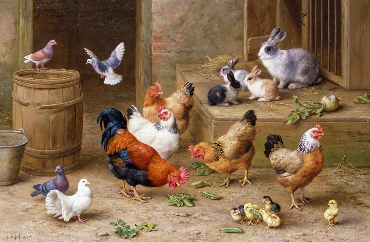 Przyjaciele z farmy autorstwa Edgar Hunt