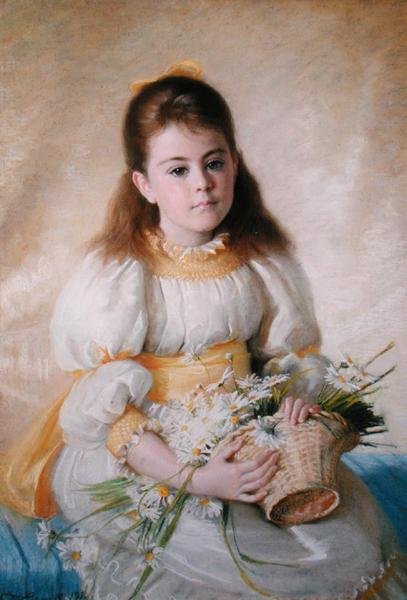 Kosz kwiatów autorstwa Edith Augusta James
