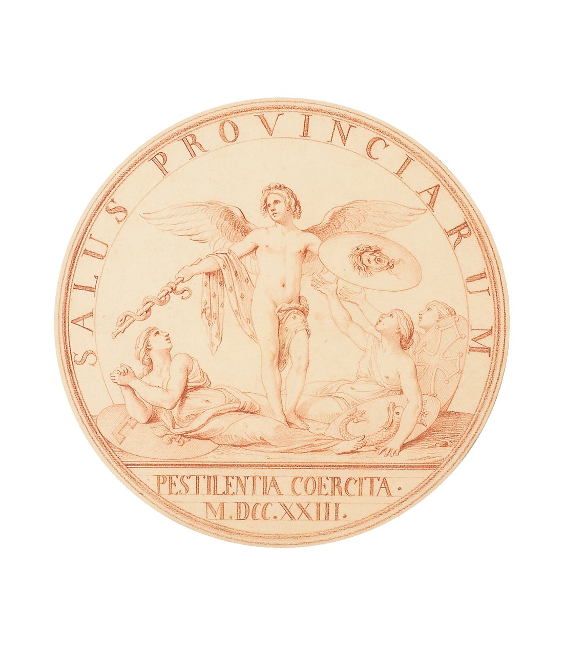 Plaga Marsylii, 1723 autorstwa Edmé Bouchardon
