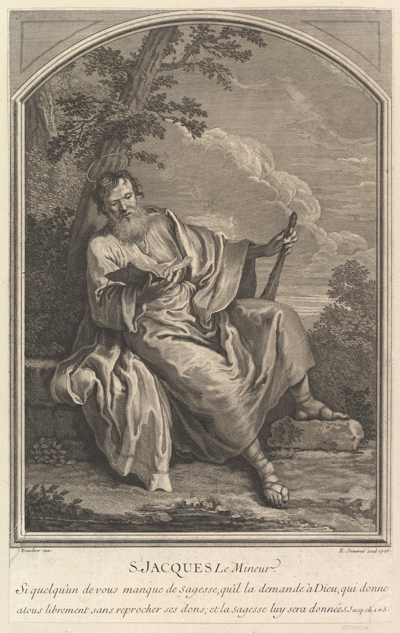 Św. Jakub Mniejszy, 1726. autorstwa Edme Jeaurat