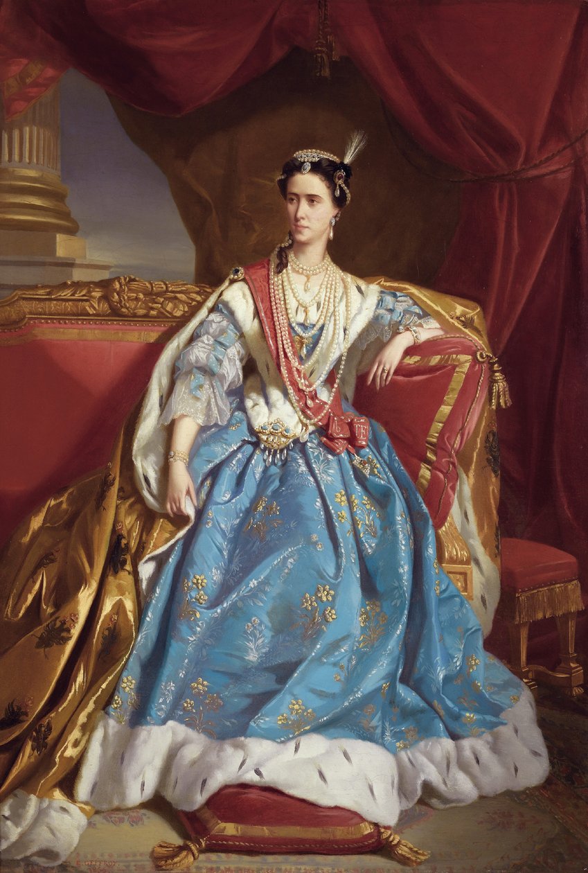 Eliza Rachel, 1855 autorstwa Edmond Aime Florentin Geffroy