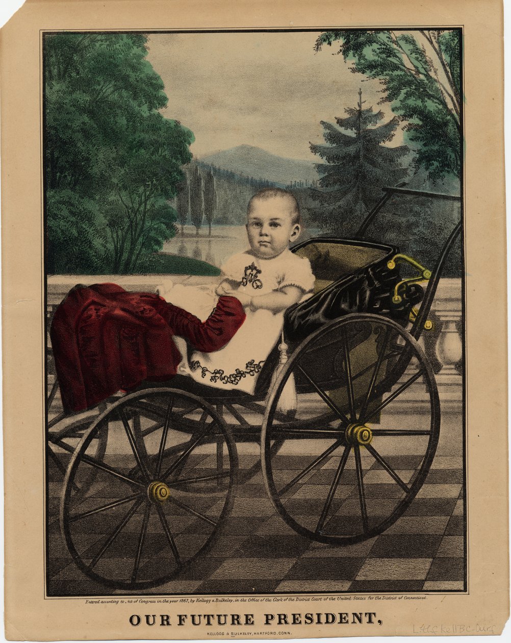 Nasz przyszły prezydent, 1867 autorstwa Edmund Burke Kellogg