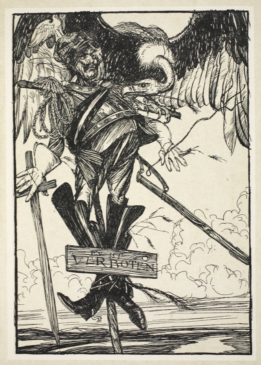 Die Wacht am Rhein, ilustracja z The Kaiser