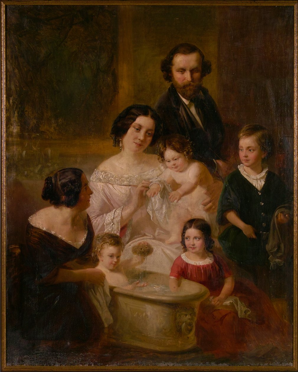 Portret rodzinny autorstwa Edmund Wodick