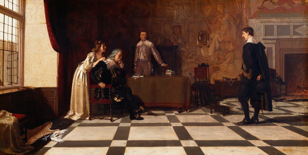 Pojednanie, autorstwa Edmund Blair Leighton