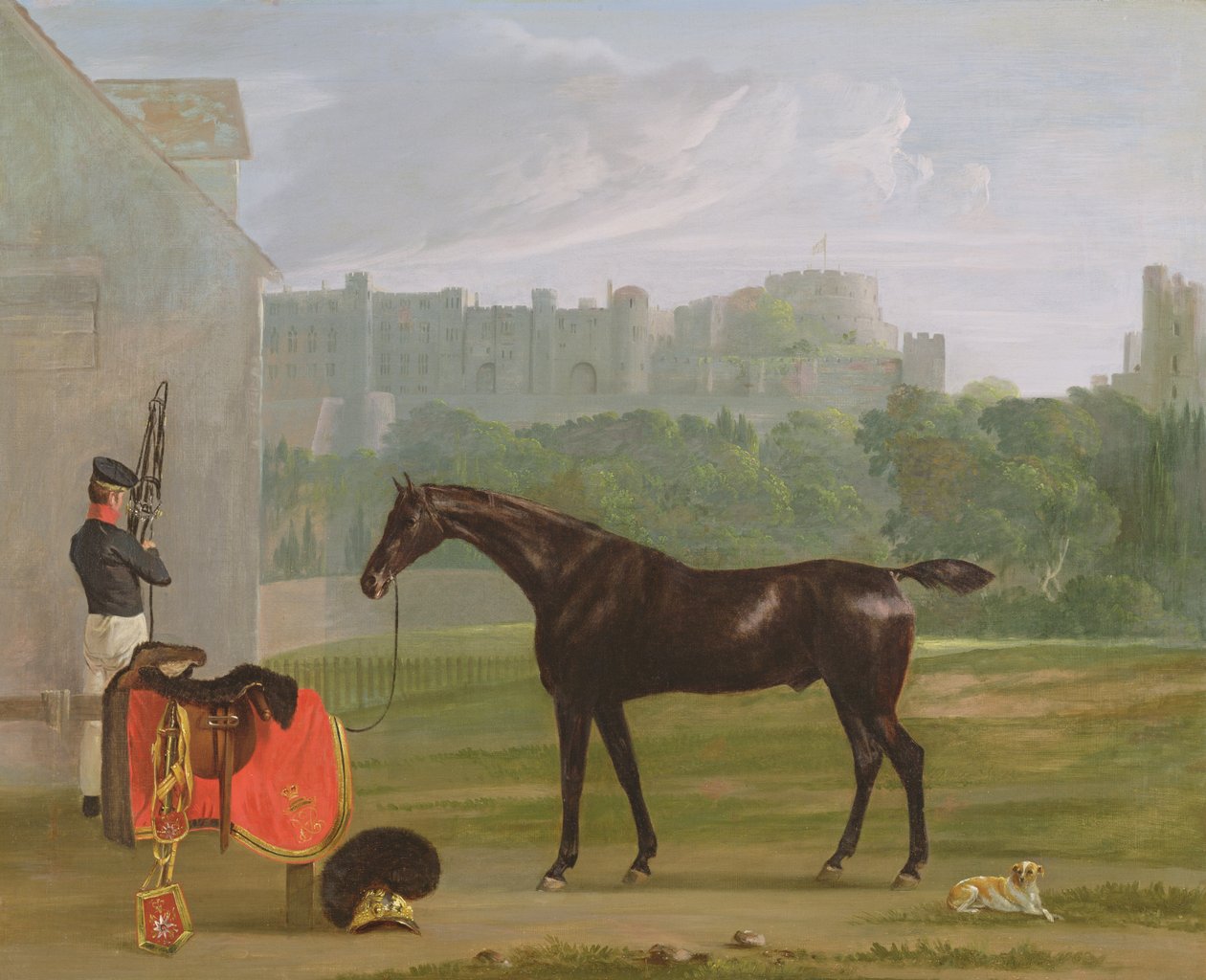 Przed wartownią w Windsor autorstwa Edmund Bristow