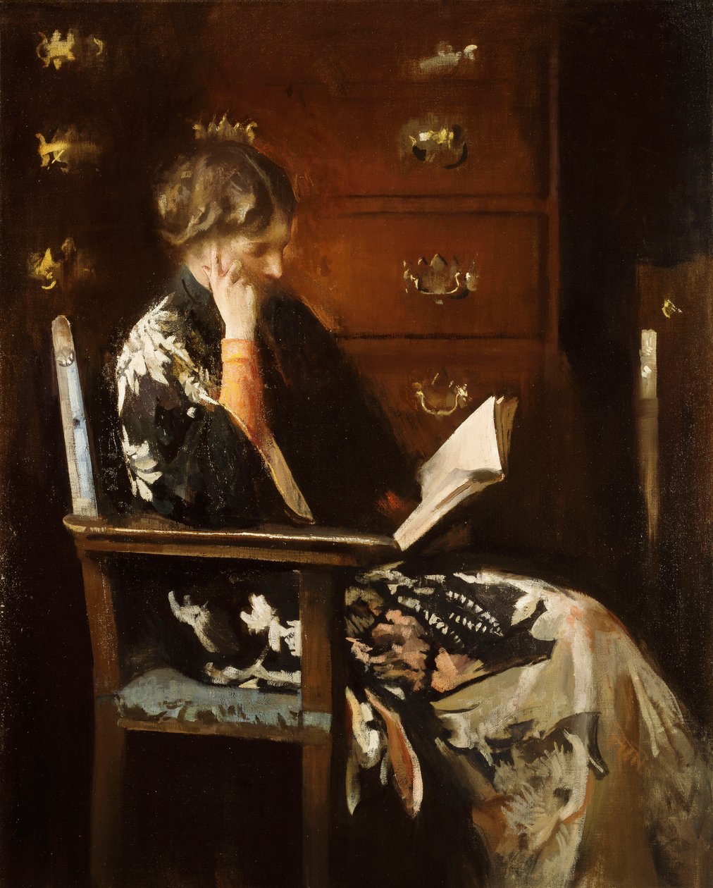 Mary czytająca autorstwa Edmund Charles Tarbell