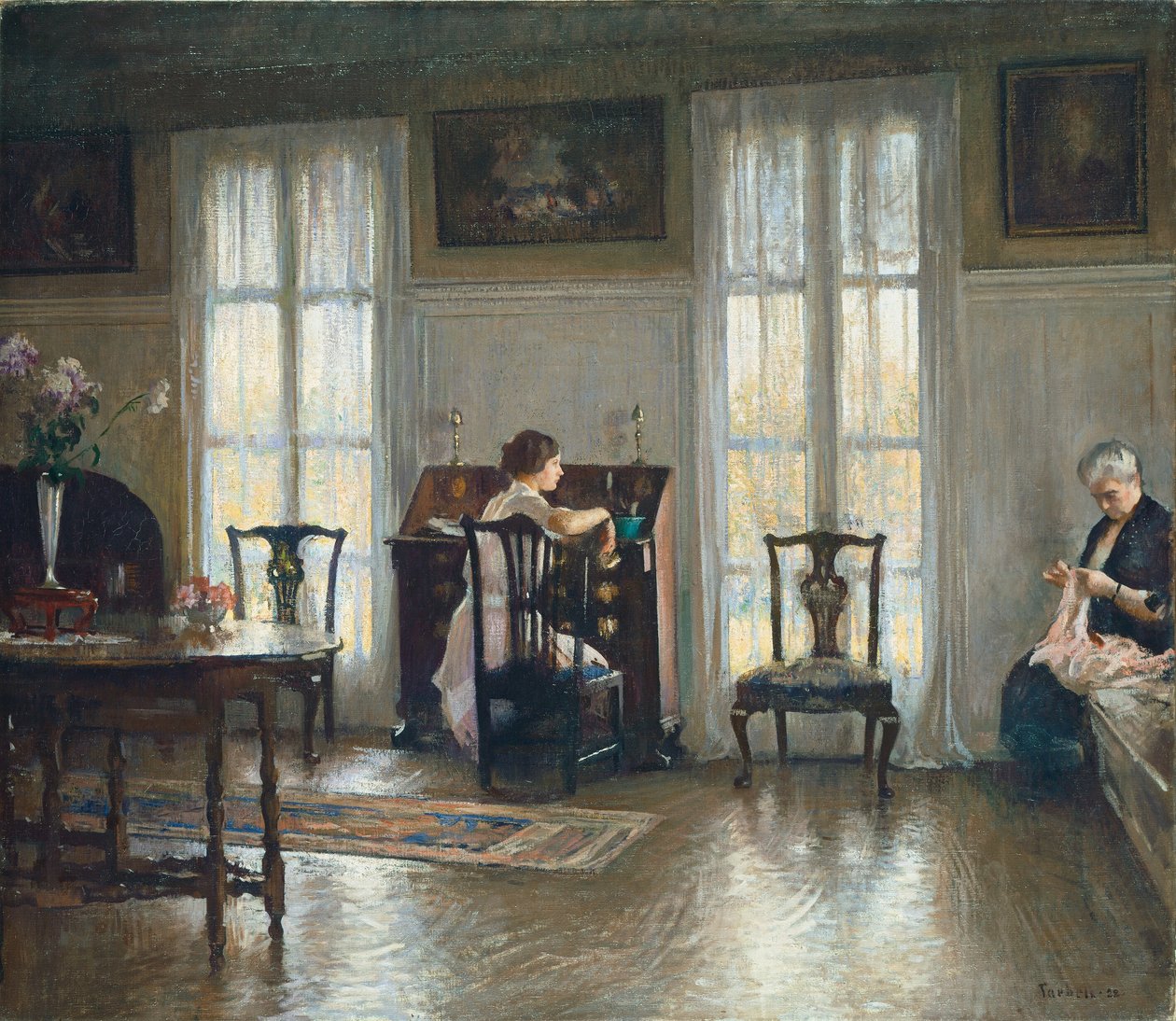 Matka i Maryja autorstwa Edmund Charles Tarbell