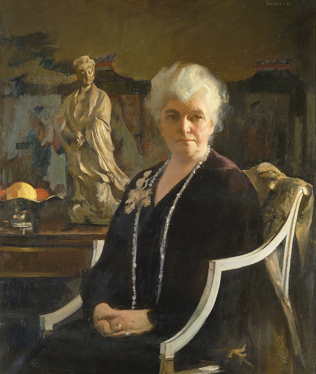 Pani Edmund C. Tarbell, 1933. autorstwa Edmund Charles Tarbell