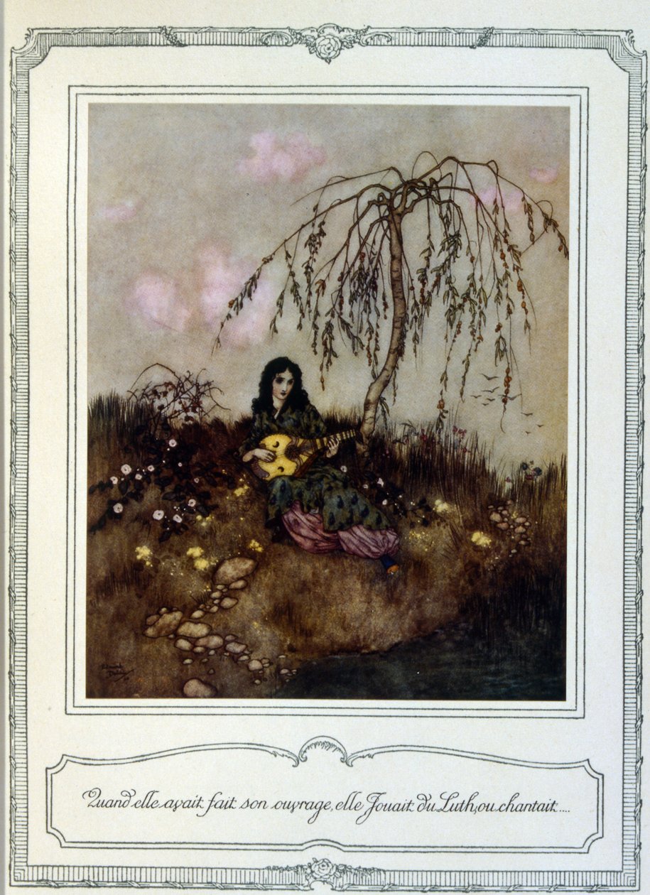 Kopciuszek autorstwa Edmund Dulac