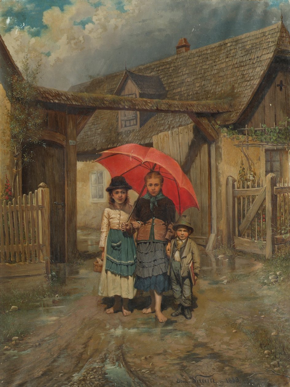 Niemiecki: Zur Schule To School autorstwa Edmund Krenn