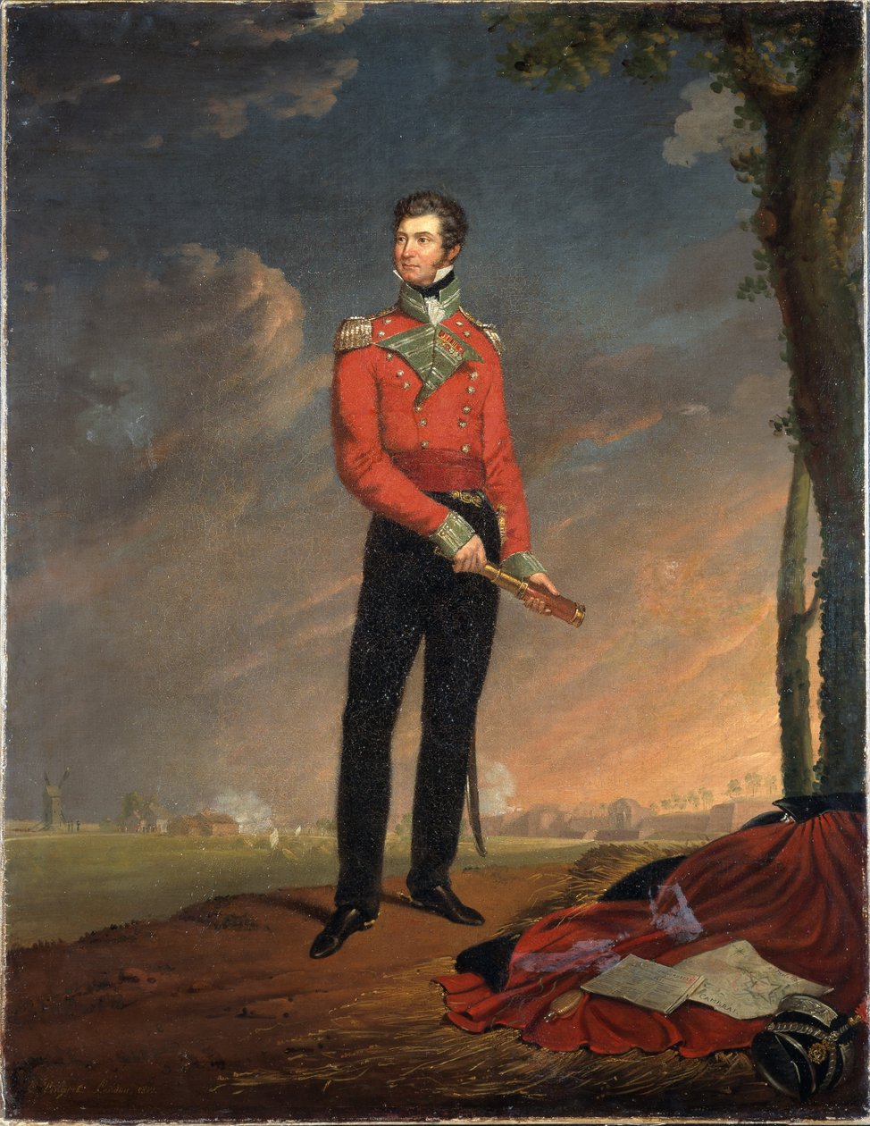 Major Sir Neil Campbell, 1819 r. autorstwa Edouard Pingret