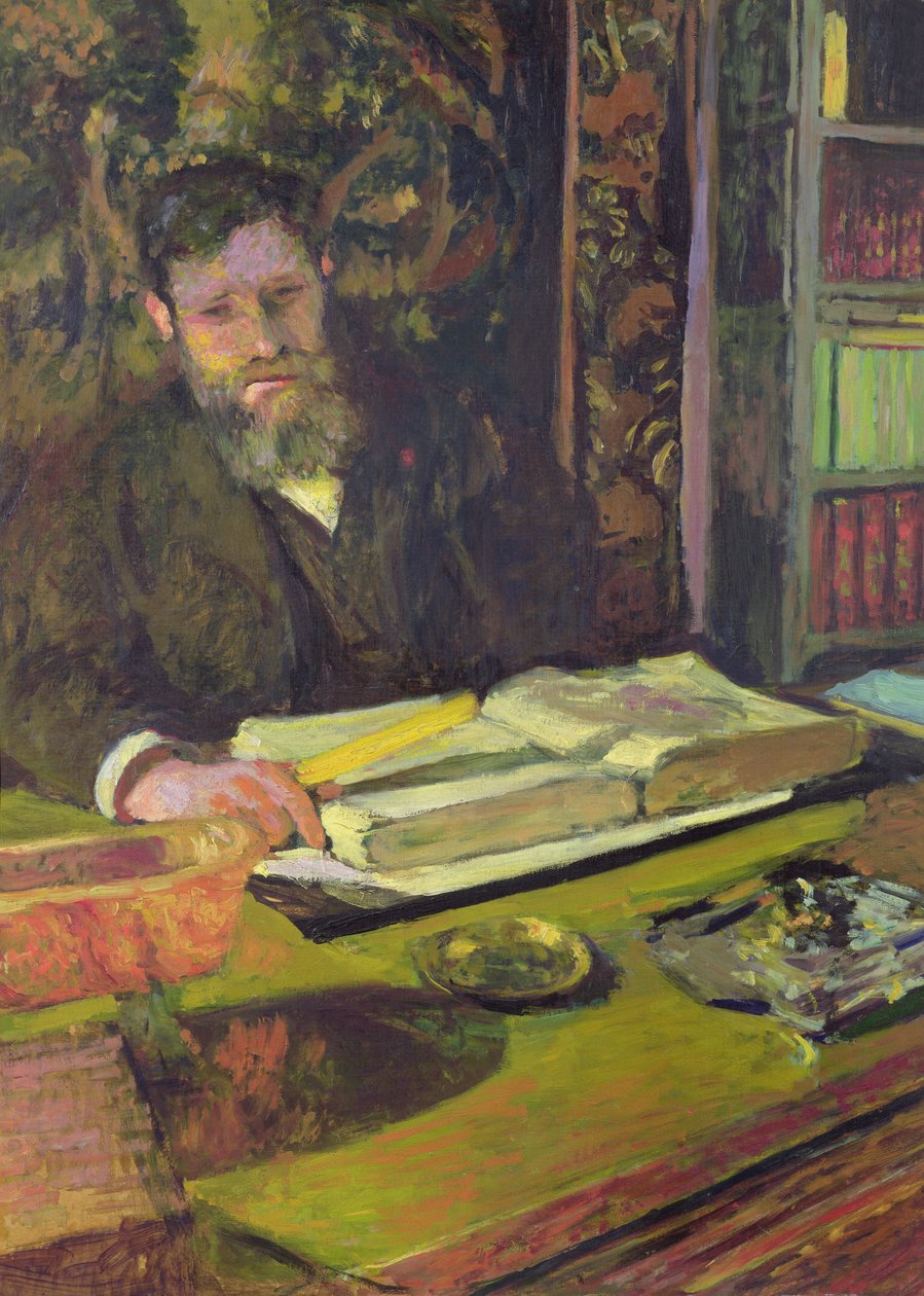 Arthur Fontaine (1860-1931) ok. 1906 (olej na karcie) autorstwa Edouard Vuillard