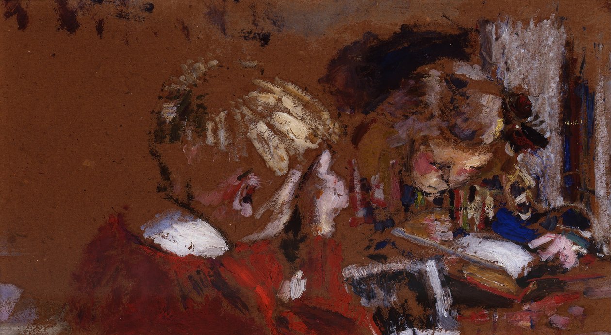 Czytanie dzieci autorstwa Edouard Vuillard