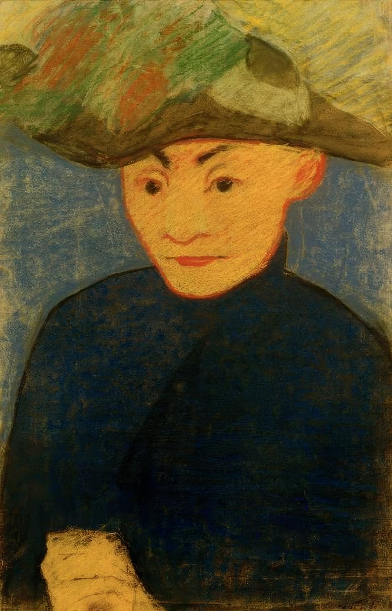 Kobieta w kapeluszu z piórami autorstwa Edouard Vuillard