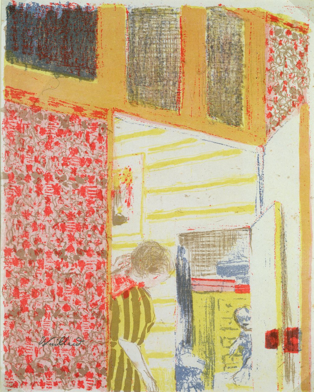 Wnętrze w odcieniach różu III autorstwa Edouard Vuillard