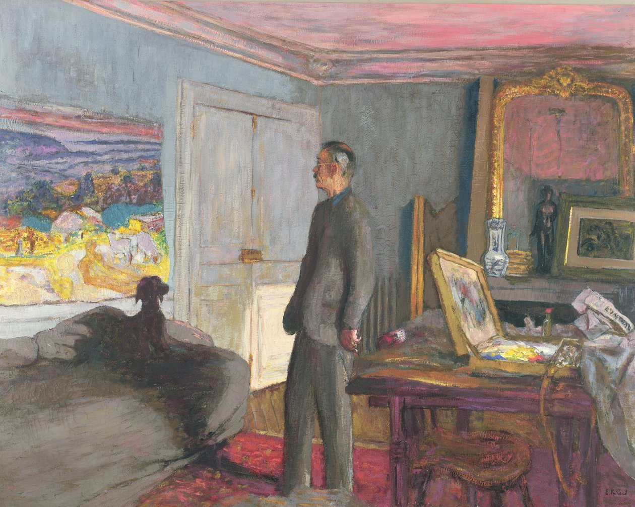 Pierre Bonnard (1867-1947) 1935 autorstwa Edouard Vuillard