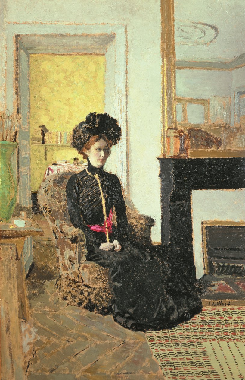 Kobieta siedząca, 1901 (olej) autorstwa Edouard Vuillard