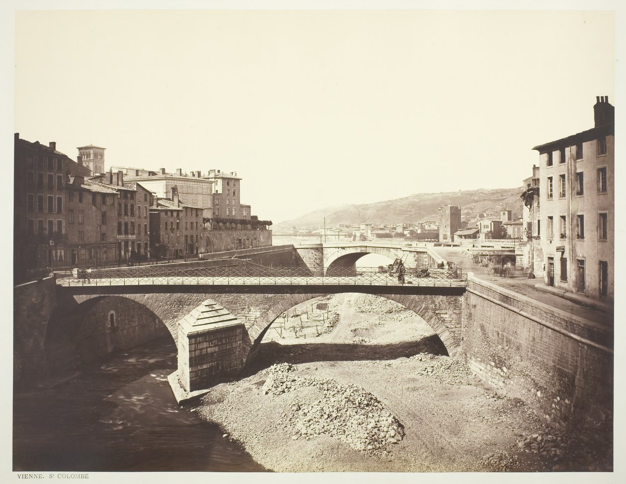 Wiedeń St. Colombe, c. 1861. autorstwa Édouard Baldus