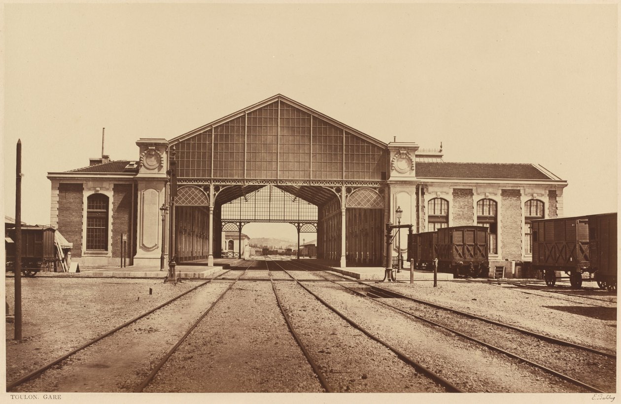Tulon, Gare (Tulon, dworzec kolejowy) autorstwa Edouard Denis Baldus