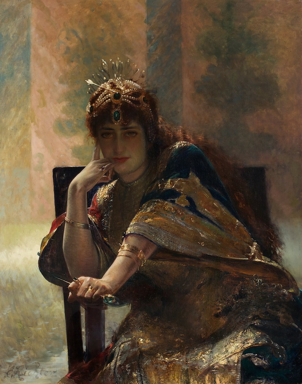 Orientalin autorstwa Edouard Frederic Wilhelm Richter