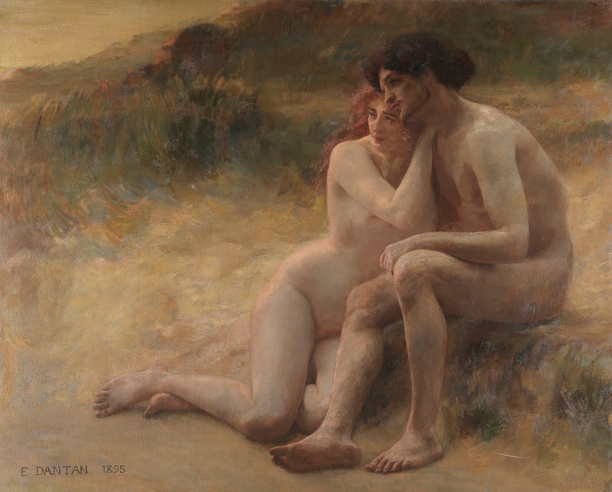 Czas leci (Fragment) autorstwa Edouard Joseph Dantan