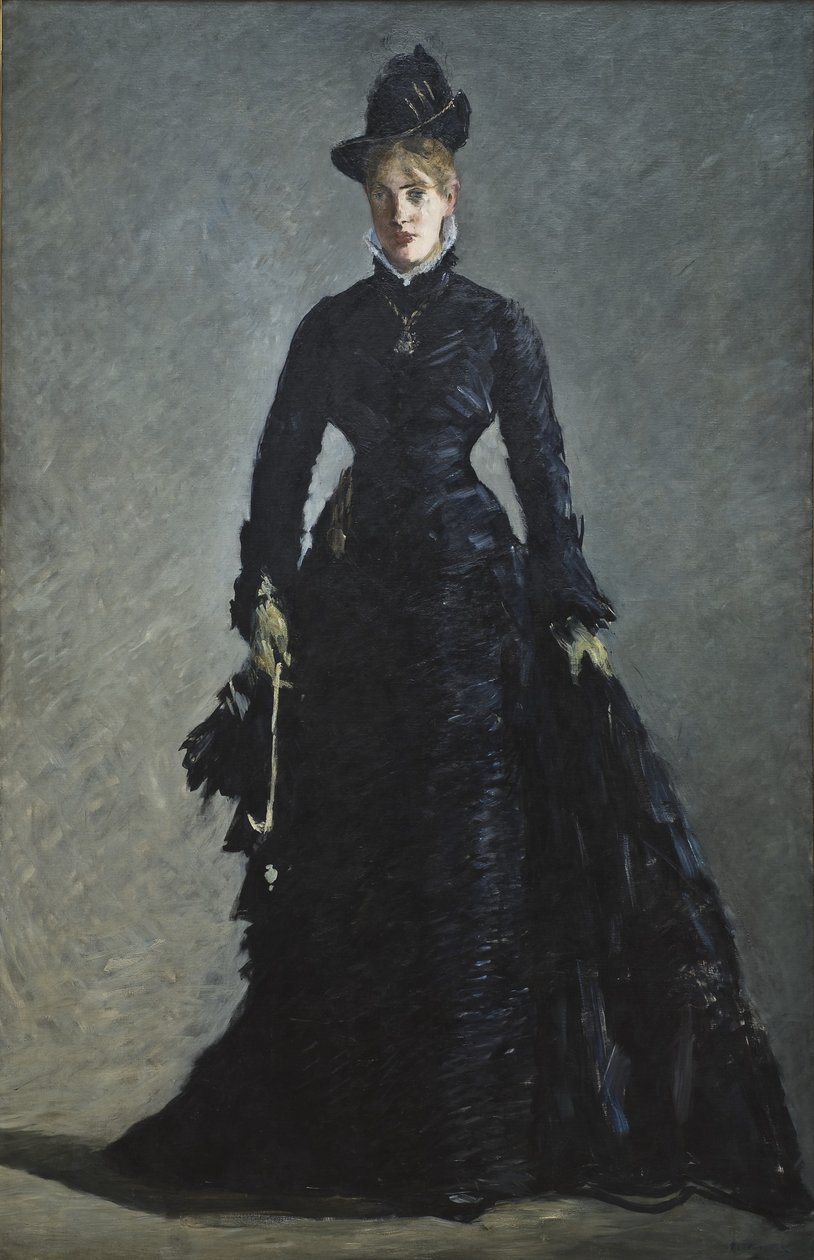 Paryska dama (olej na płótnie) autorstwa Édouard Manet