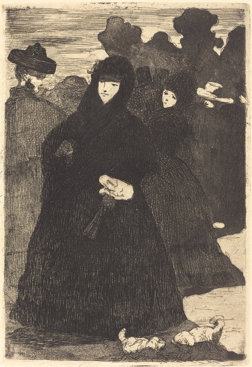 W Prado (Au Prado) autorstwa Édouard Manet