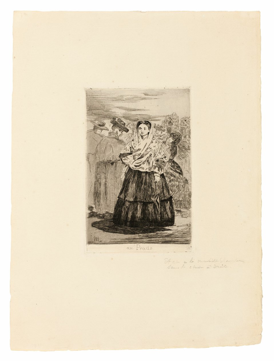 W Prado I autorstwa Édouard Manet