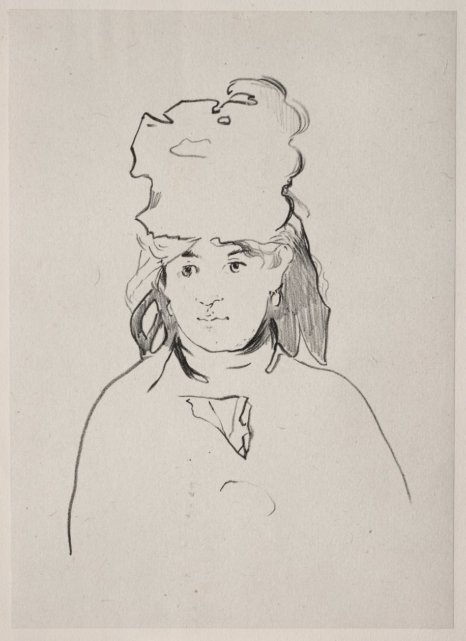Berthe Morisot autorstwa Édouard Manet