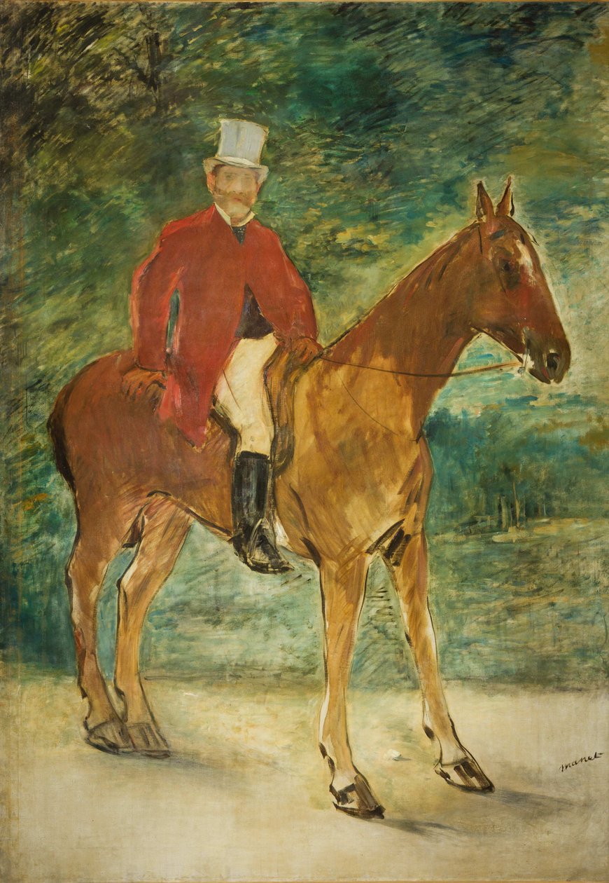 Portret jeździecki Michela Arnauda, 1875. autorstwa Édouard Manet