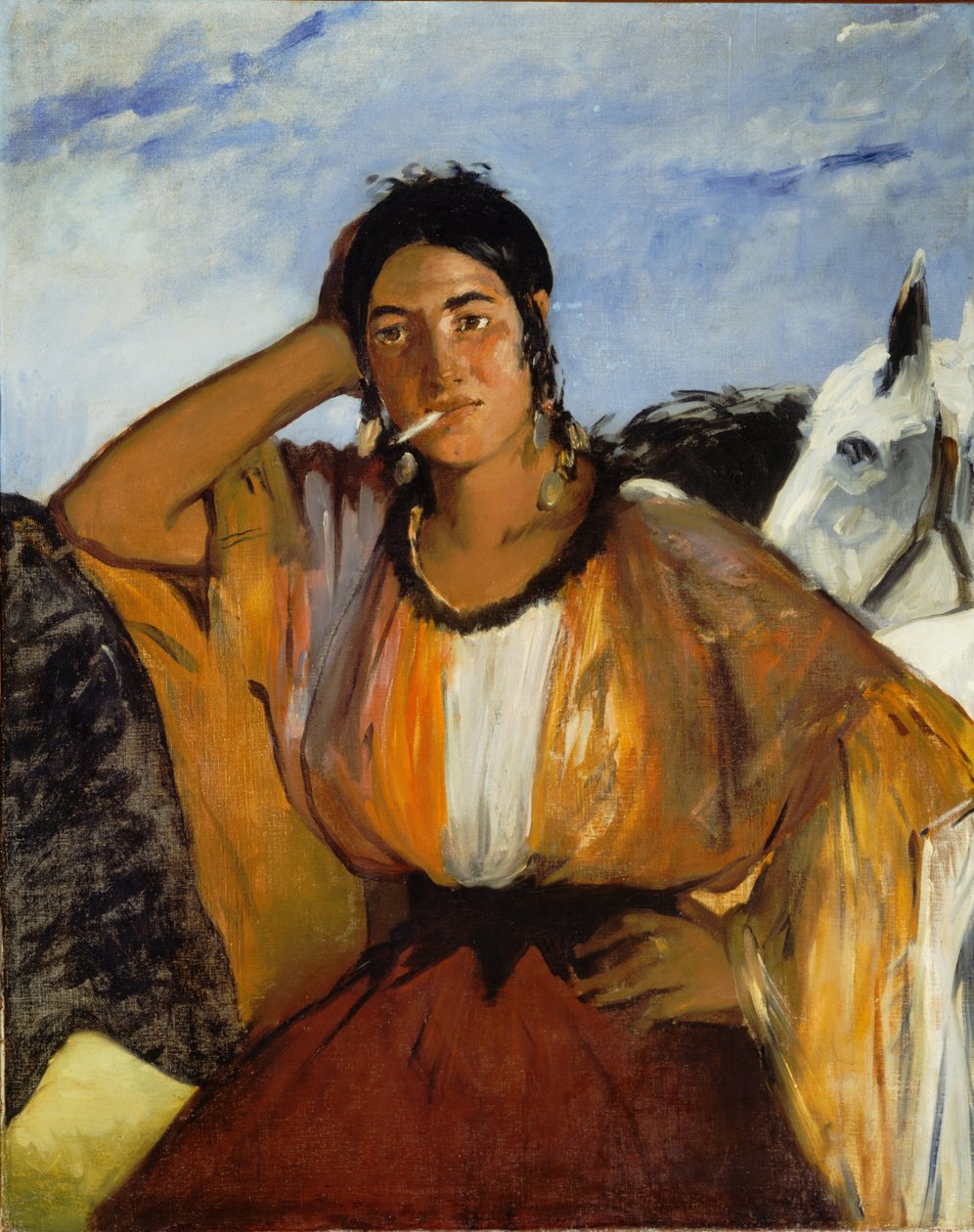 Cygan z papierosem autorstwa Édouard Manet