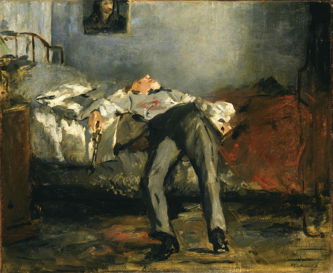 Samobójstwo, ok. 1877. autorstwa Édouard Manet