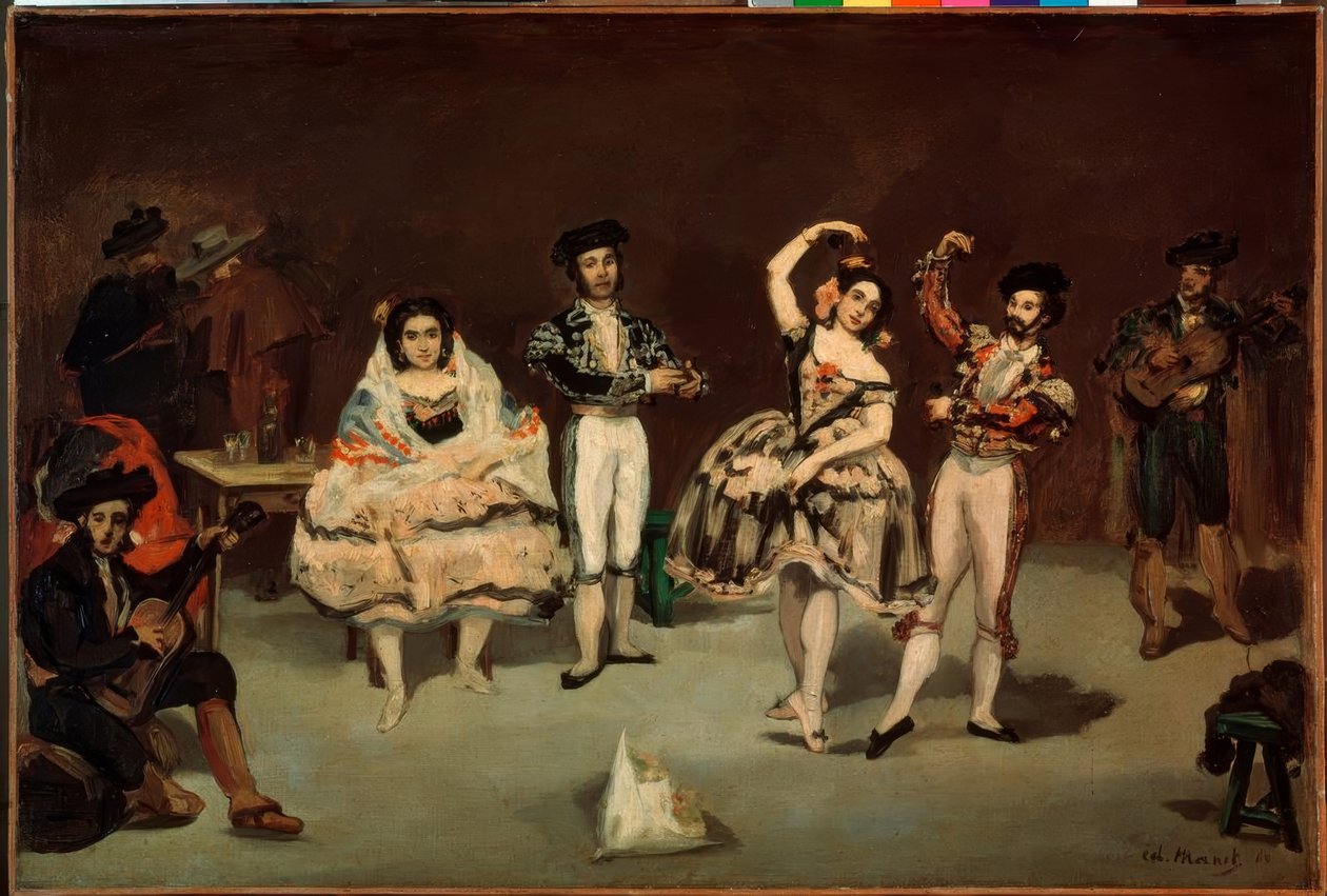 balet hiszpański autorstwa Édouard Manet
