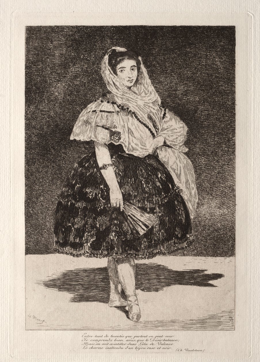 Lola de Valencia autorstwa Édouard Manet